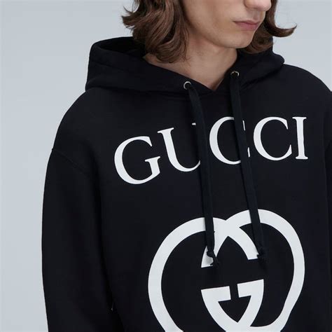 gucci hoodie mens replica|gucci interlocking hoodie.